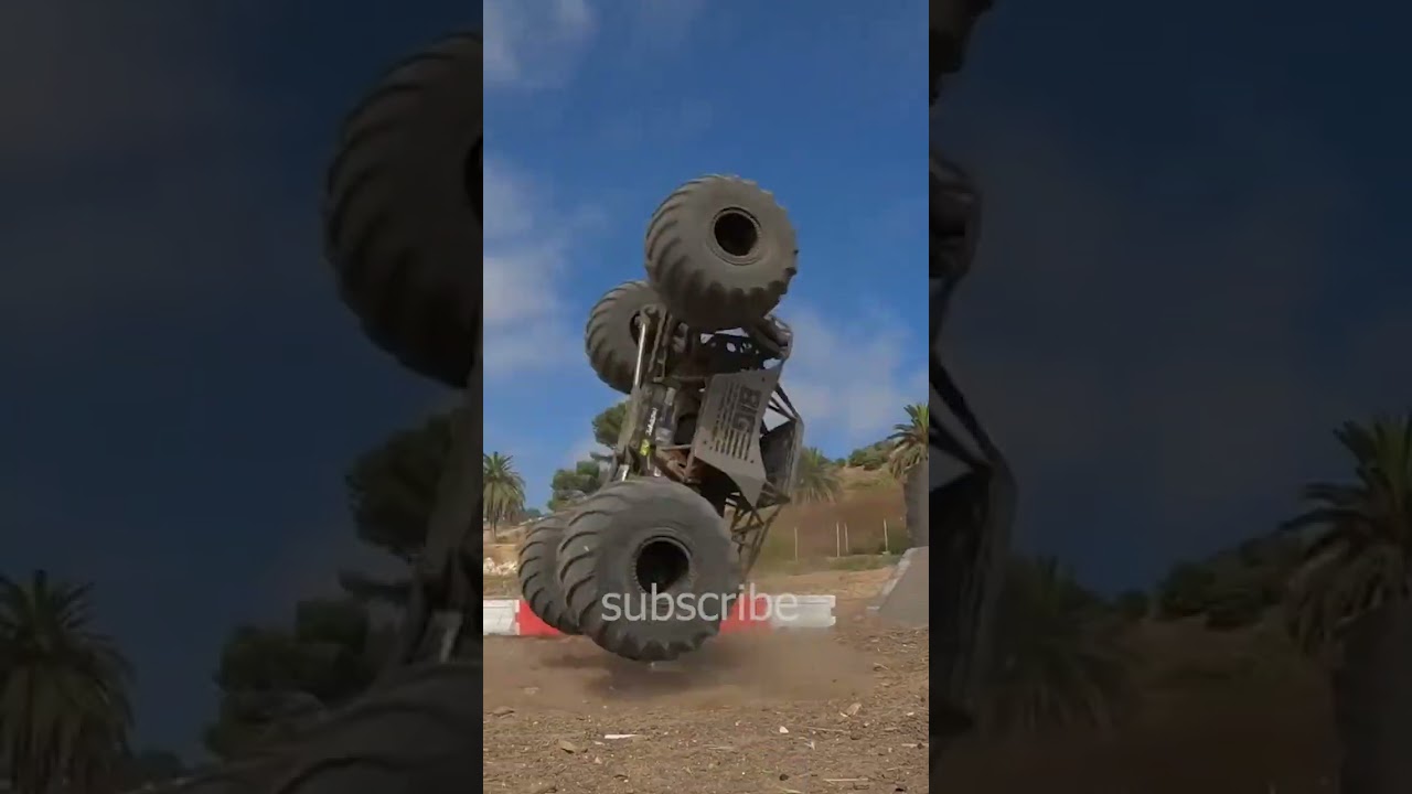 Monster Truck Goes CRAZY! 😱🔥 | Insane Stunt #shortsviral
