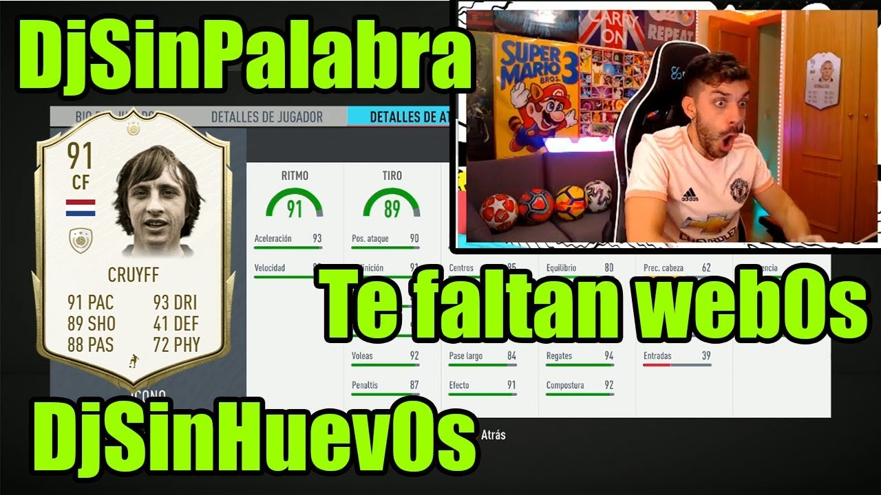 DjMaRiiO TIENE QUE DESCARTAR A CRUYFF Y EL CHAT LE DICE QUE NO TIENE HUEV0S