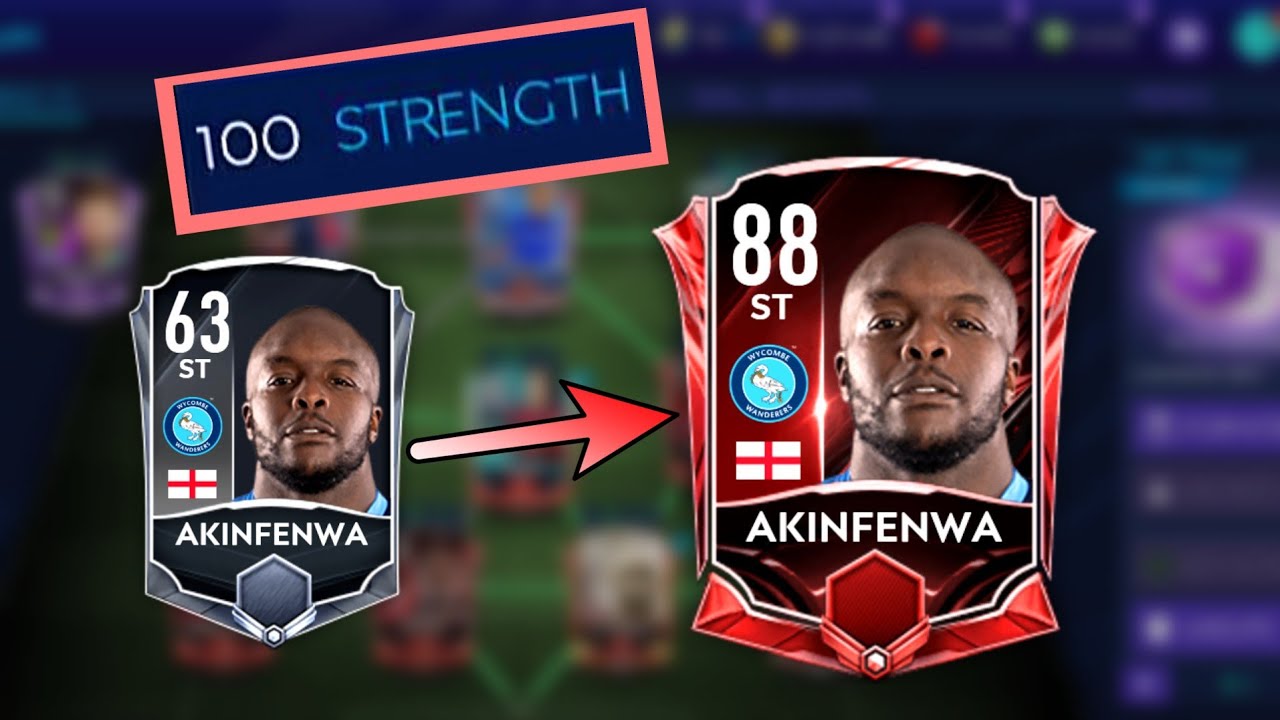 STRONGEST & BEST PLAYER in FIFA MOBILE 21.. H2H CHEAT (88 Akinfenwa)