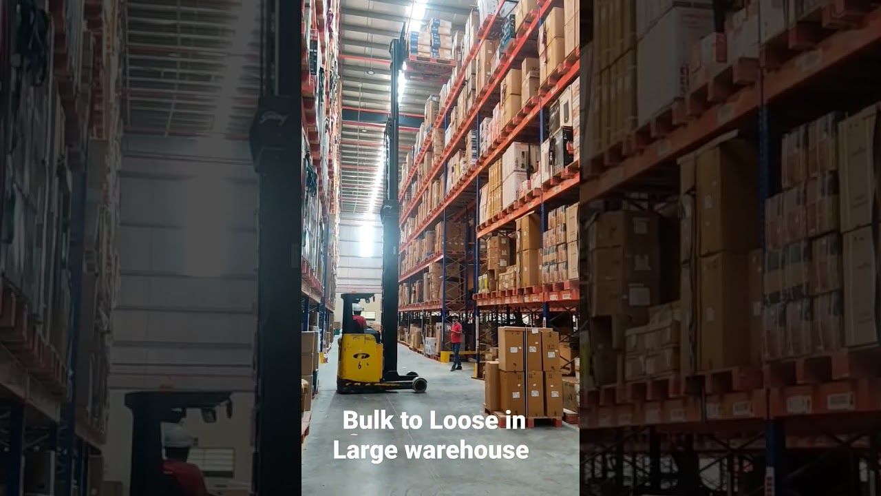 Bulk to Loose process in large warehouse (Distribution Centre)