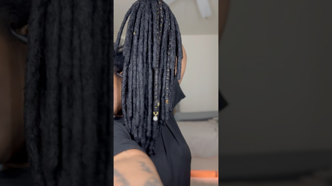 let&rsquo;s install these reusable synthetic locs from @mimosa_dreadlocks