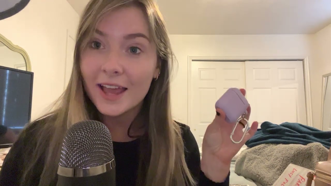 ASMR what's in my backpack?