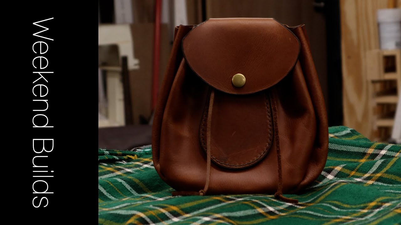 Making a Leather Sporran | Weekend Builds