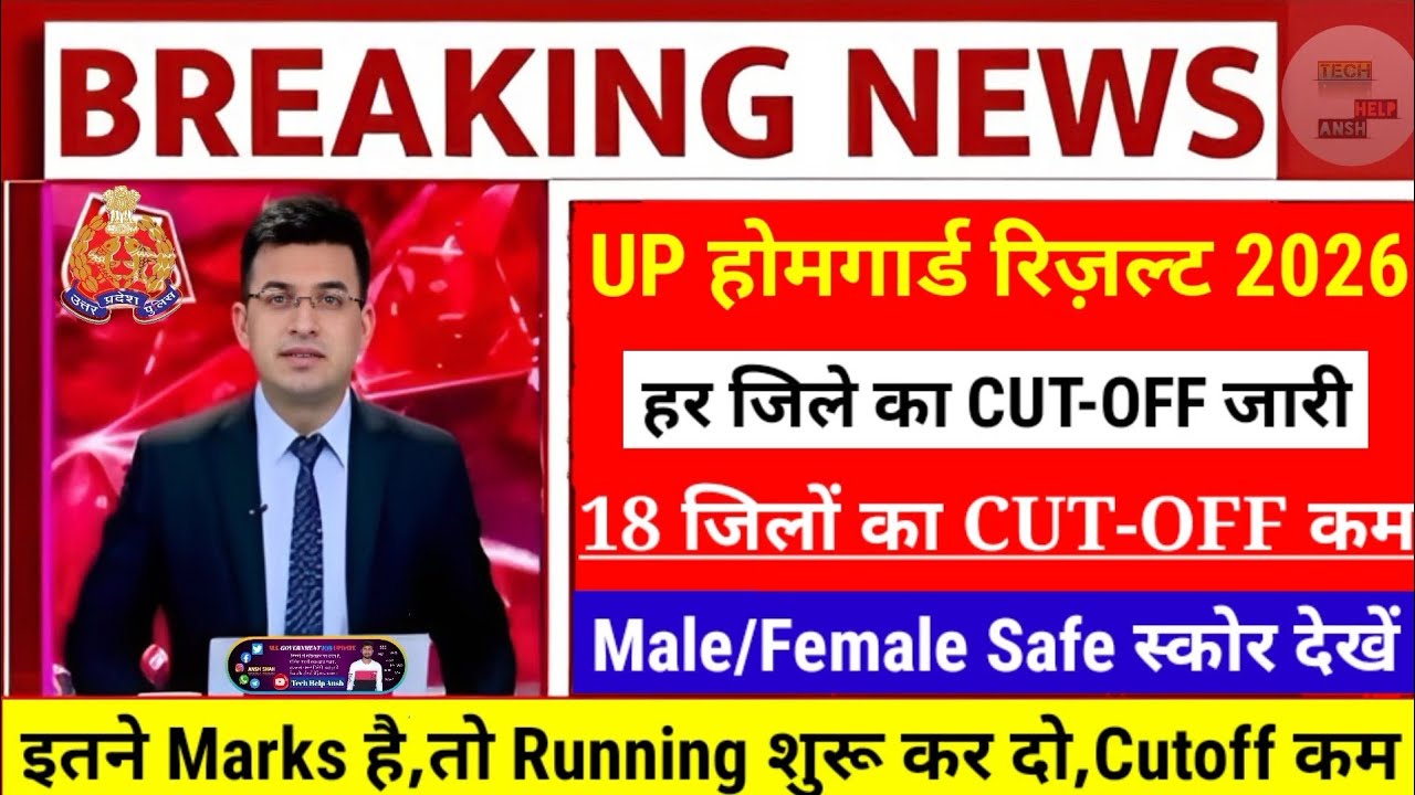 UP Homeguard Result Date😳UP Homeguard Cutoff🤗UP होमगार्ड District wise Cutoff🥳Homeguard Result💐UP HG