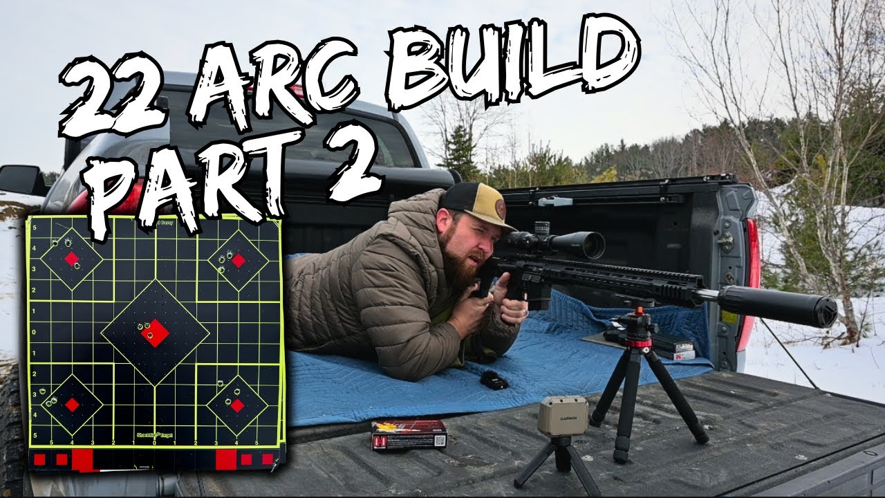 22 ARC Custom AR Build - Part 2: First shots | Hornady 22 ARC