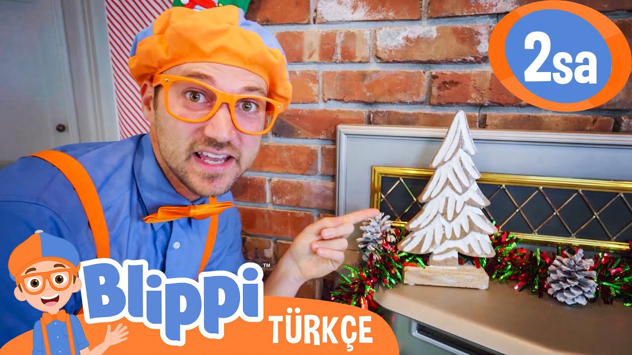 Blippi Noel Ağacını Süslüyor 🎄 Yılbaşı Özel 🎄 | Blippi Türkçe - Çocuklar için Eğitici Videolar