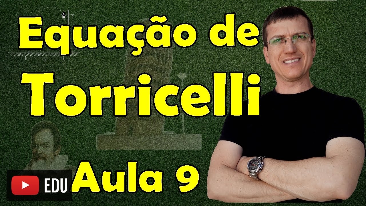 Equação de TORRICELLI (MUV) - Cinemática Escalar - Aula 9 - Prof. Marcelo Boaro