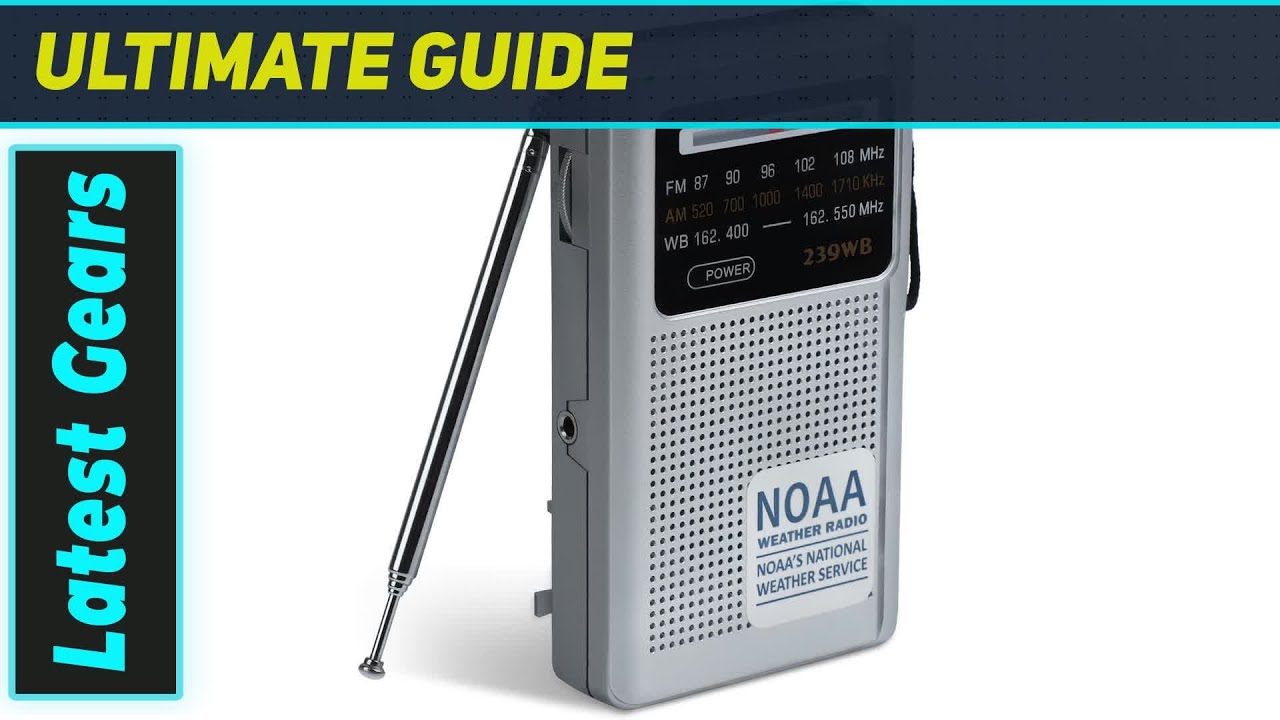 T.TAOMI NOAA Weather Radio Portable: Best Emergency & Entertainment Companion