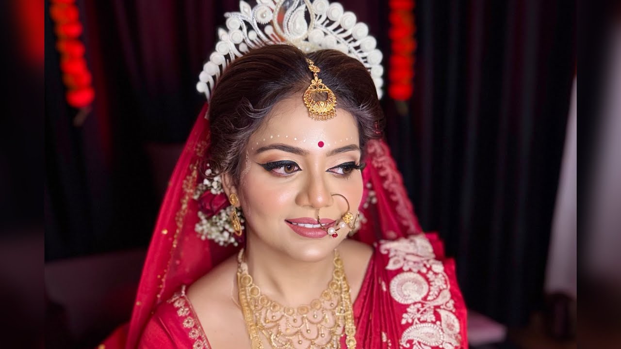 Ajk mar khey khey bride sajalam #makeup #makeuptutorial #bridelmakup #viralvideo #wedding