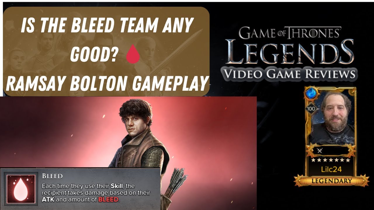 How Good Is Bleed? 🩸 Trying Out The Boltons & Ramsay For The First Time!    Game of Thrones Legends