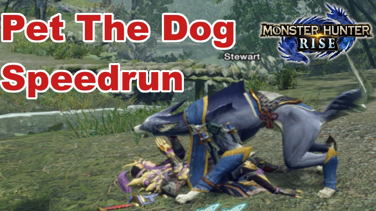 Pet The Dog Speedrun (1:20) Monster Hunter Rise