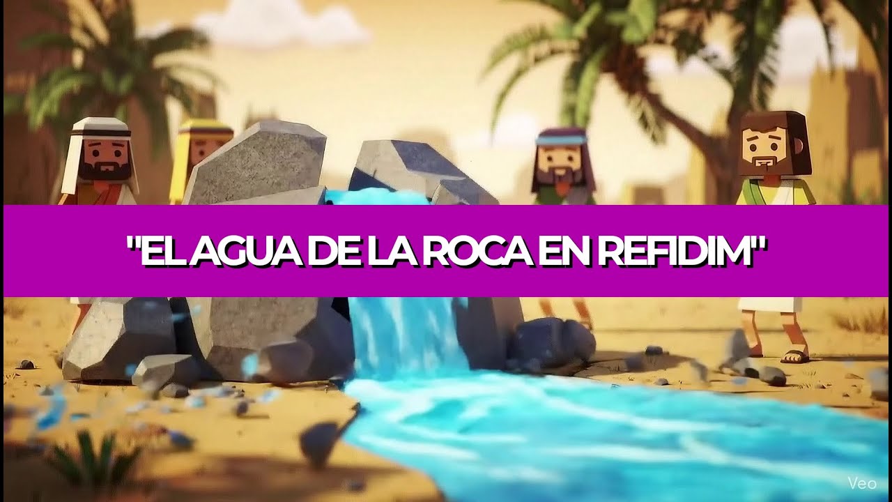 💧 El agua de la roca en Refidim