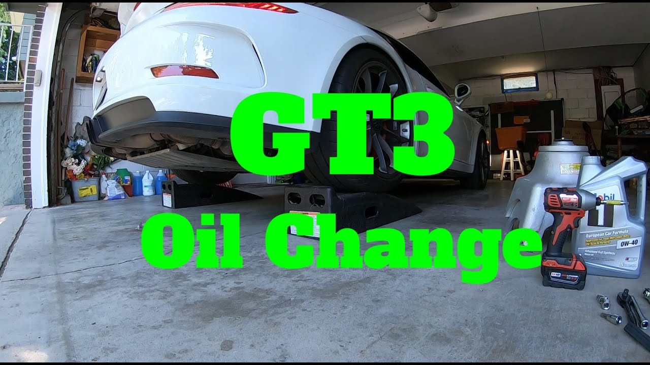 Замена масла Porsche GT3 991 с помощью iCarsoft. Сброс индикатора уровня масла. Стойки для домкра...
