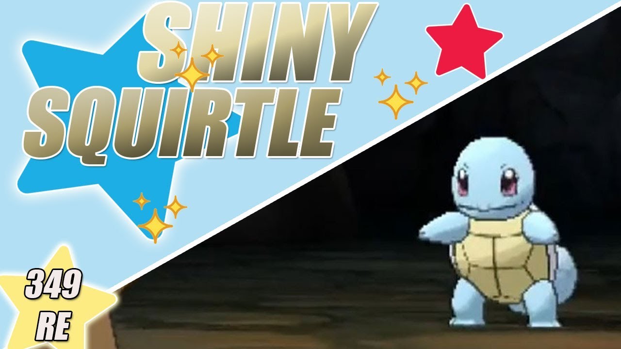 Shiny Squirtle - 349 Random Encounters via Island Scan