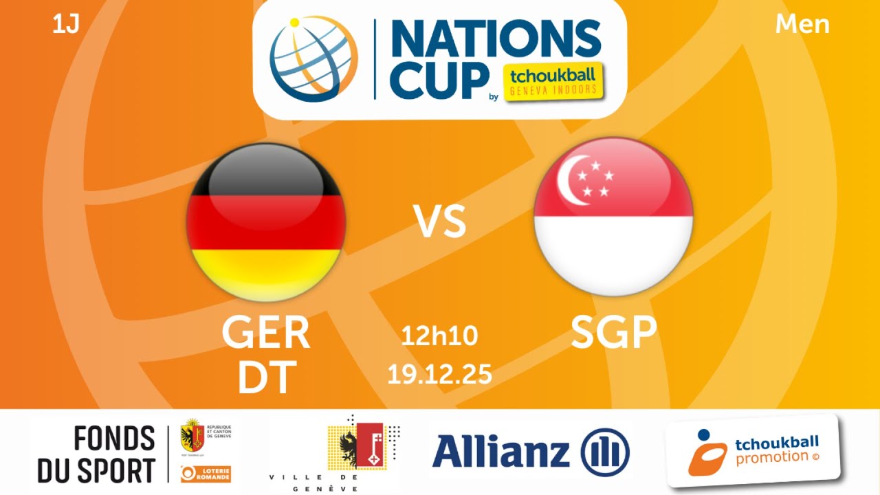 Tchoukball Nations Cup 2025 - Qualifications 1J GER DT - SGP FR