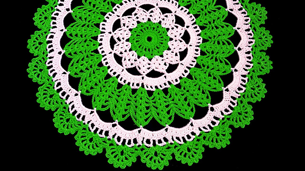thalpos design | table cloth design #woolen thalpos new design #sini pose #crosia ka thalpos #rumaal