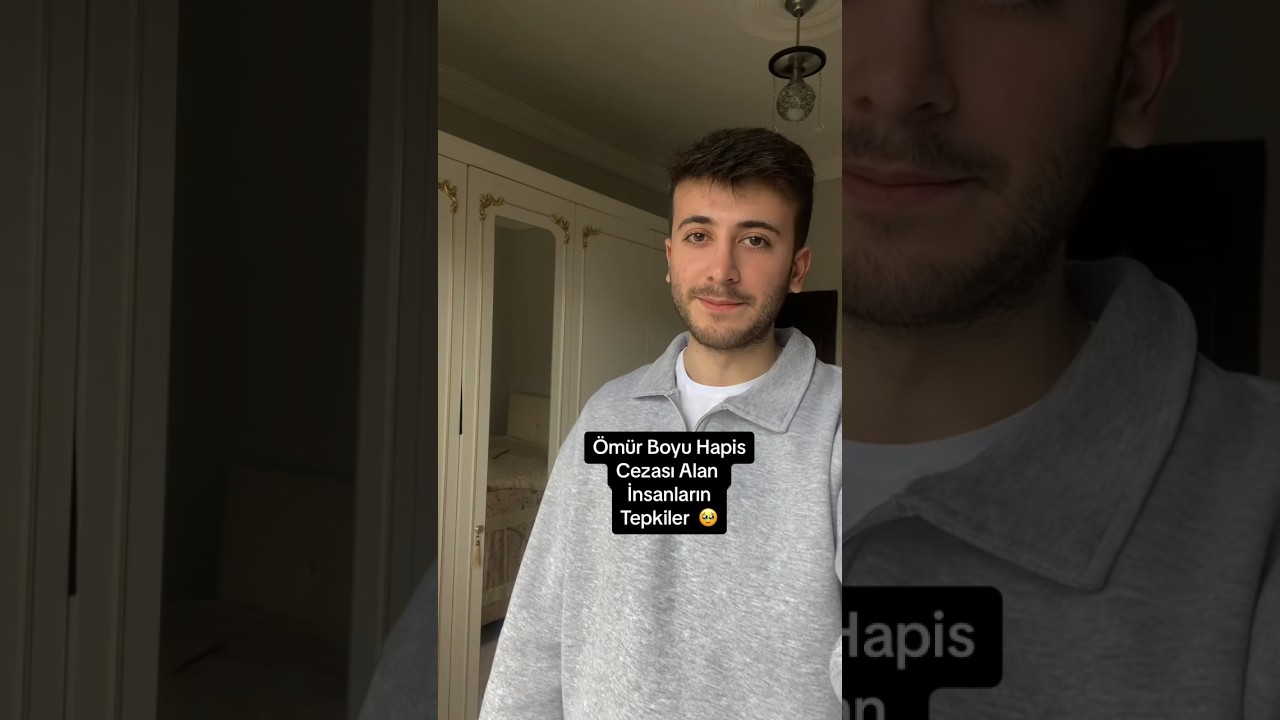 &Ouml;m&uuml;r boyu hapis cezası alan insanların tepkileri #shorts