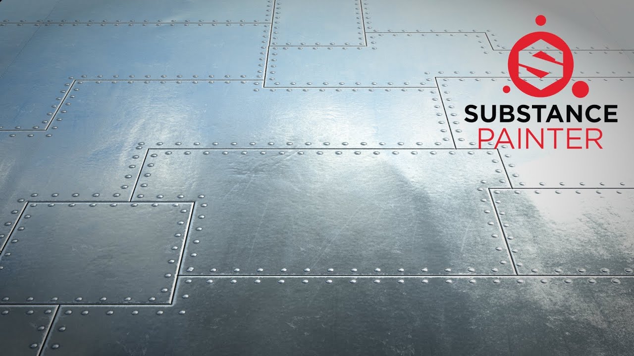 Substance Painter - Create SciFi Panels and Lines.