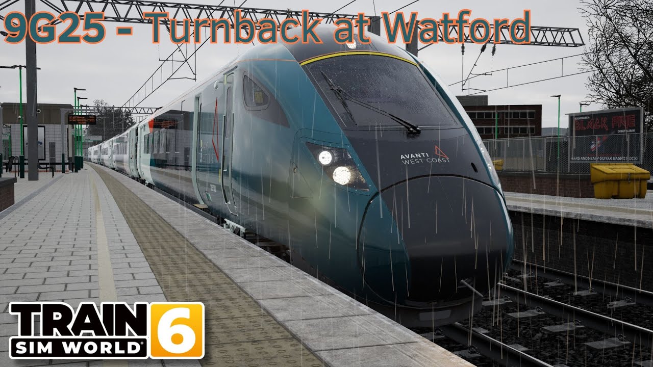 9G25 - Turnback at Watford - West Coast Main Line South - Class 805 - Train Sim World 6