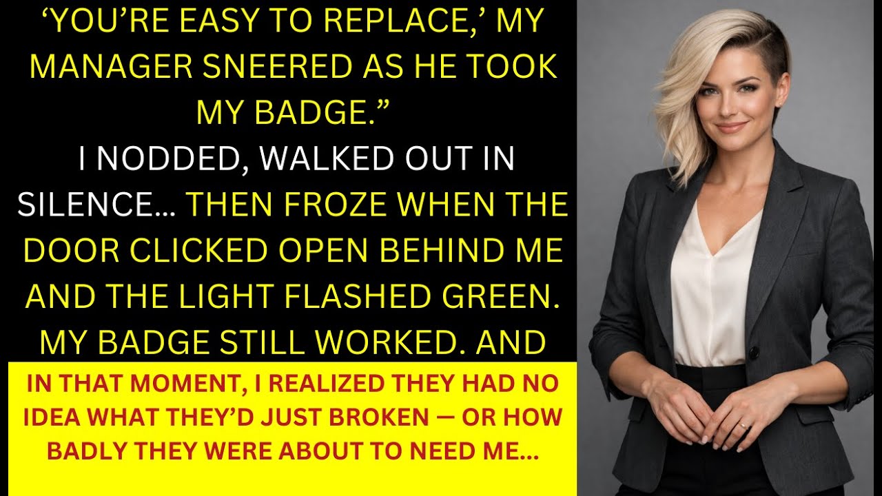My Manager Said  I Was Easy to Replace—Then My Badge Still Worked