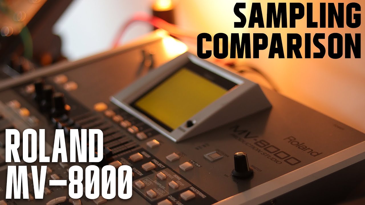 Roland MV-8000 - Sampling Comparison | #roland #mv8000 |