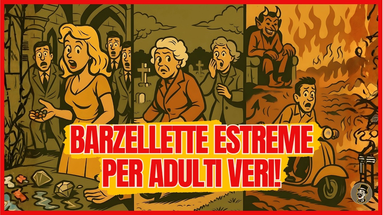 RACCOLTA SHOCK! 8 Barzellette da Raccontare SOLO dopo Cena (e tra Adulti)! 😂 Show di Barzellette!