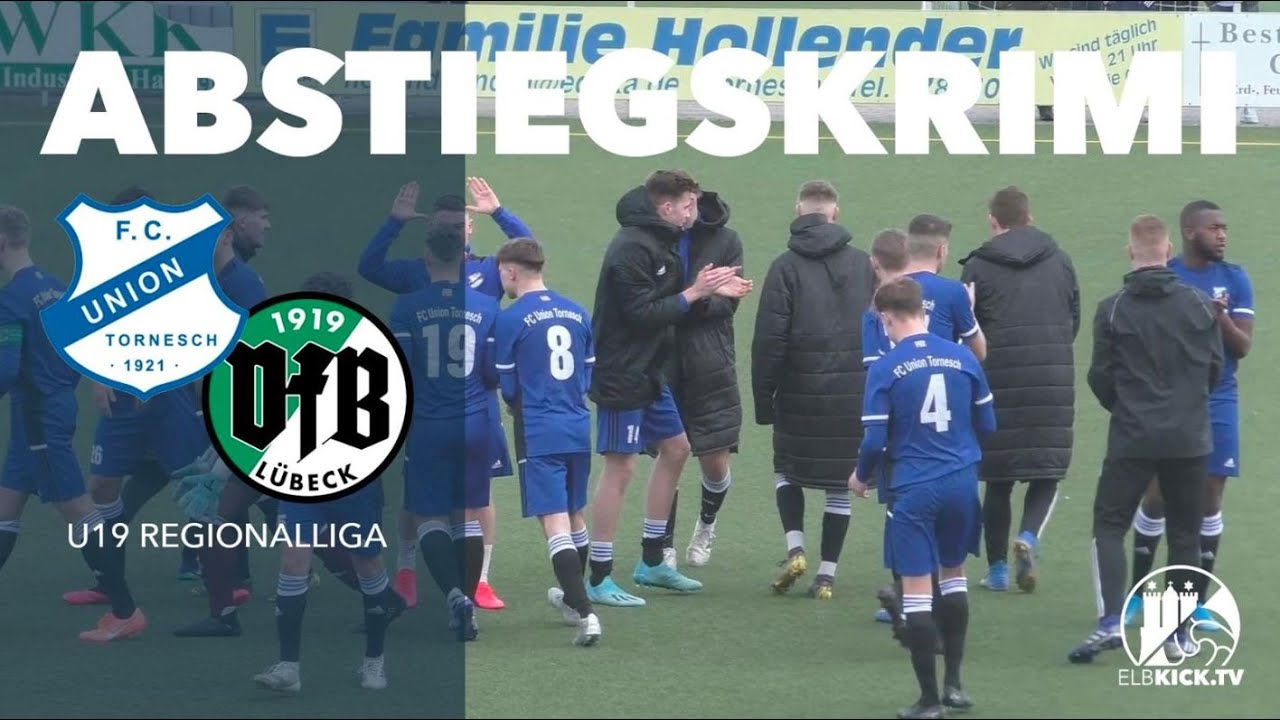 Sieben-Tore-Abstiegskampf am großen Moorweg | FC Union Tornesch - VfB Lübeck (U19-Regionalliga)