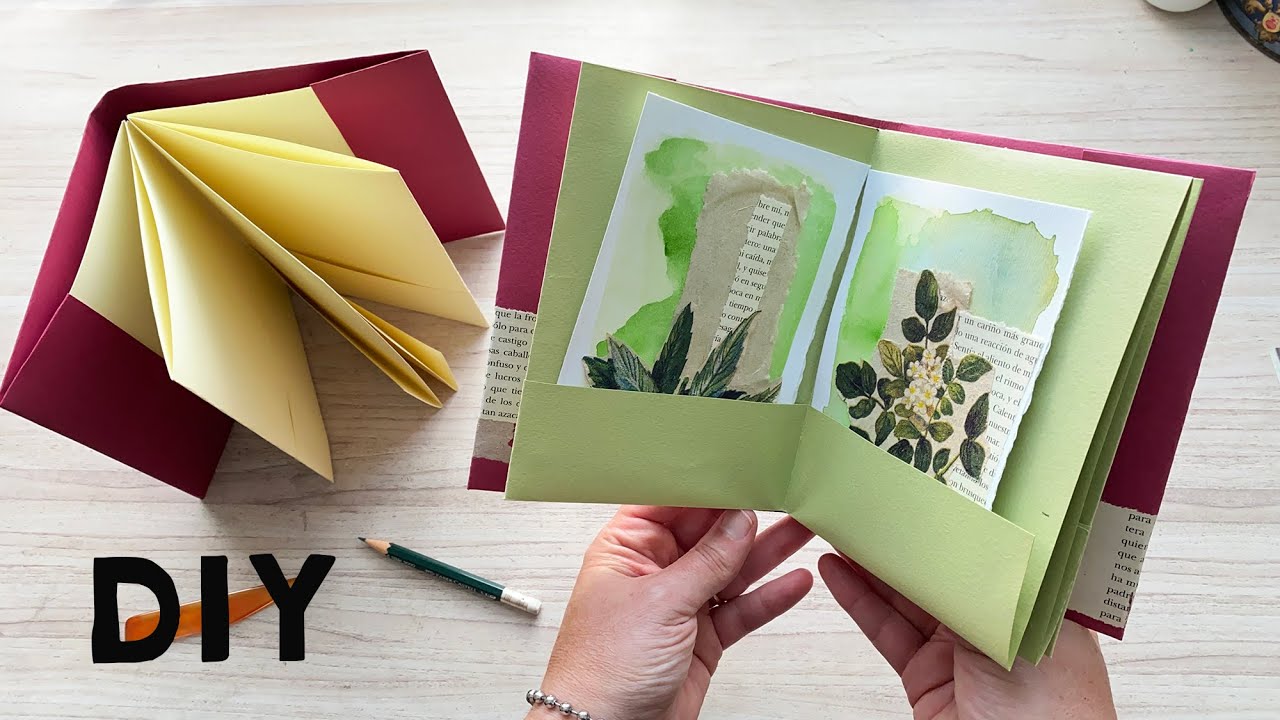 Bookbinding Tutorial :  HOW TO MAKE An Easy  Fold  BINDING 👉  The EASIEST NOTEBOOK in the  World