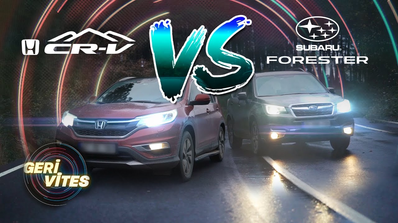 Honda CRV vs. Subaru Forester  -  6 Dağdan Kaymak - Geri Vites 2.Bölüm 1