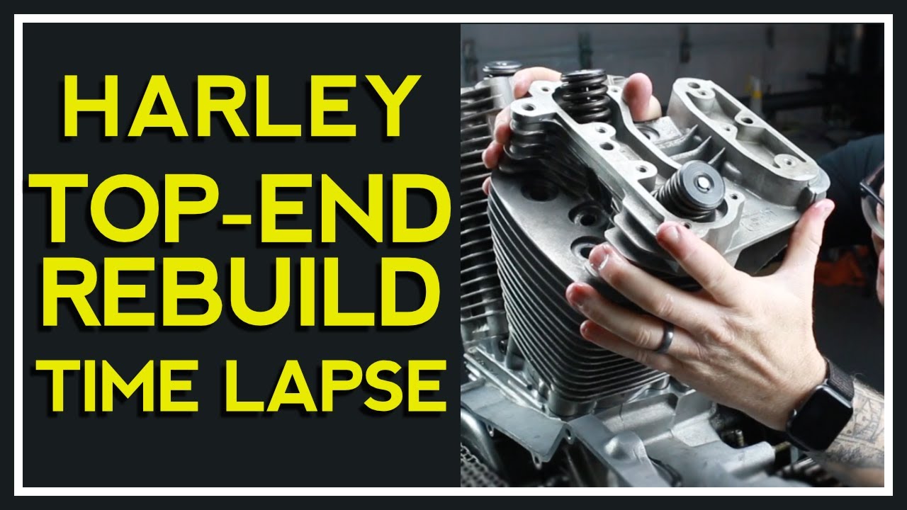 Harley Top End Rebuild - Time Lapse