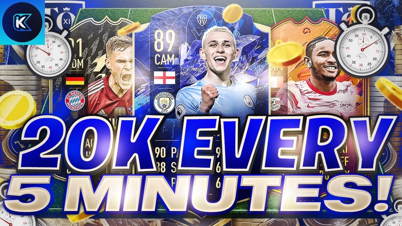 20K EVERY 5 MINS FIFA 22 BEST TRADING METHODS (FIFA 22 SNIPING FILTERS & FLIPPING)