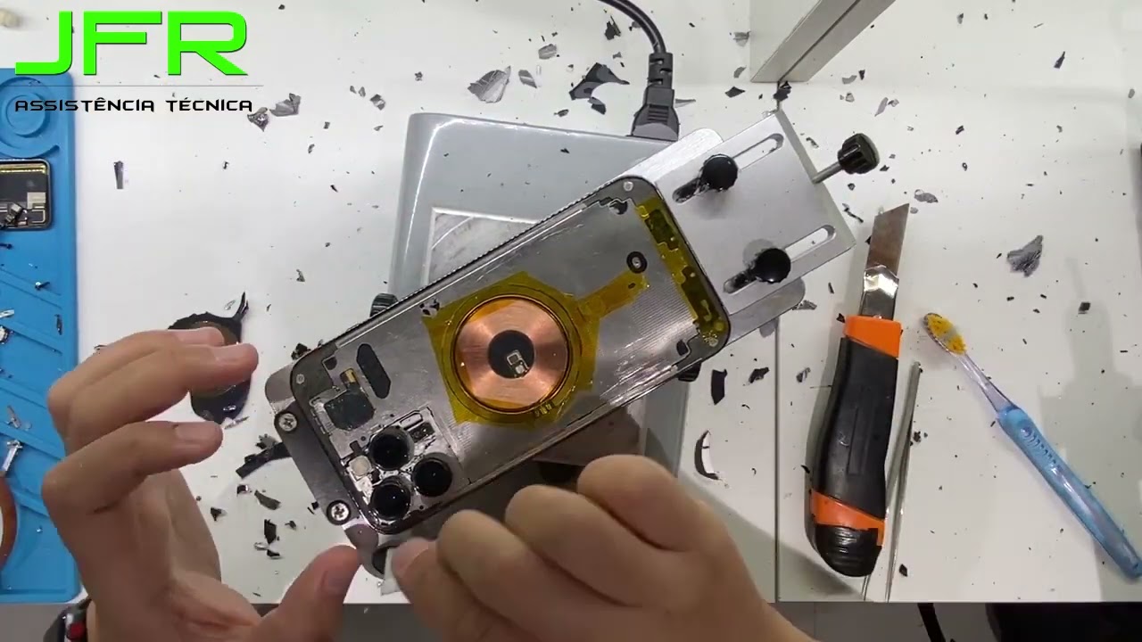 COMO TROCAR A TAMPA DE VIDRO TRASEIRA TRINCADA DO IPHONE 13 13 MINI  13 PRO e 13 PRO MAX
