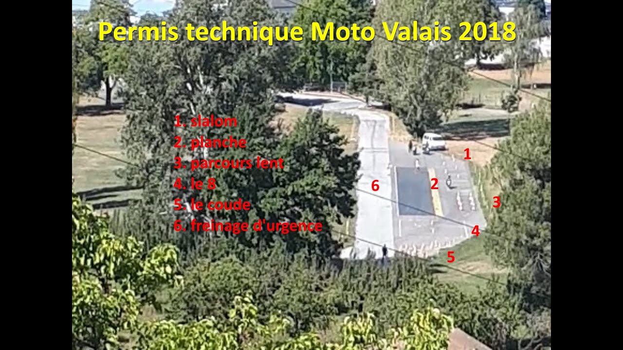 Permis technique Moto Valais 2018