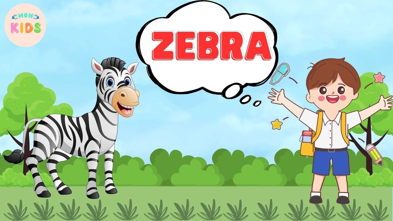 Zebra Facts For Kids 😊 Learn All About Zebras | MON Kids