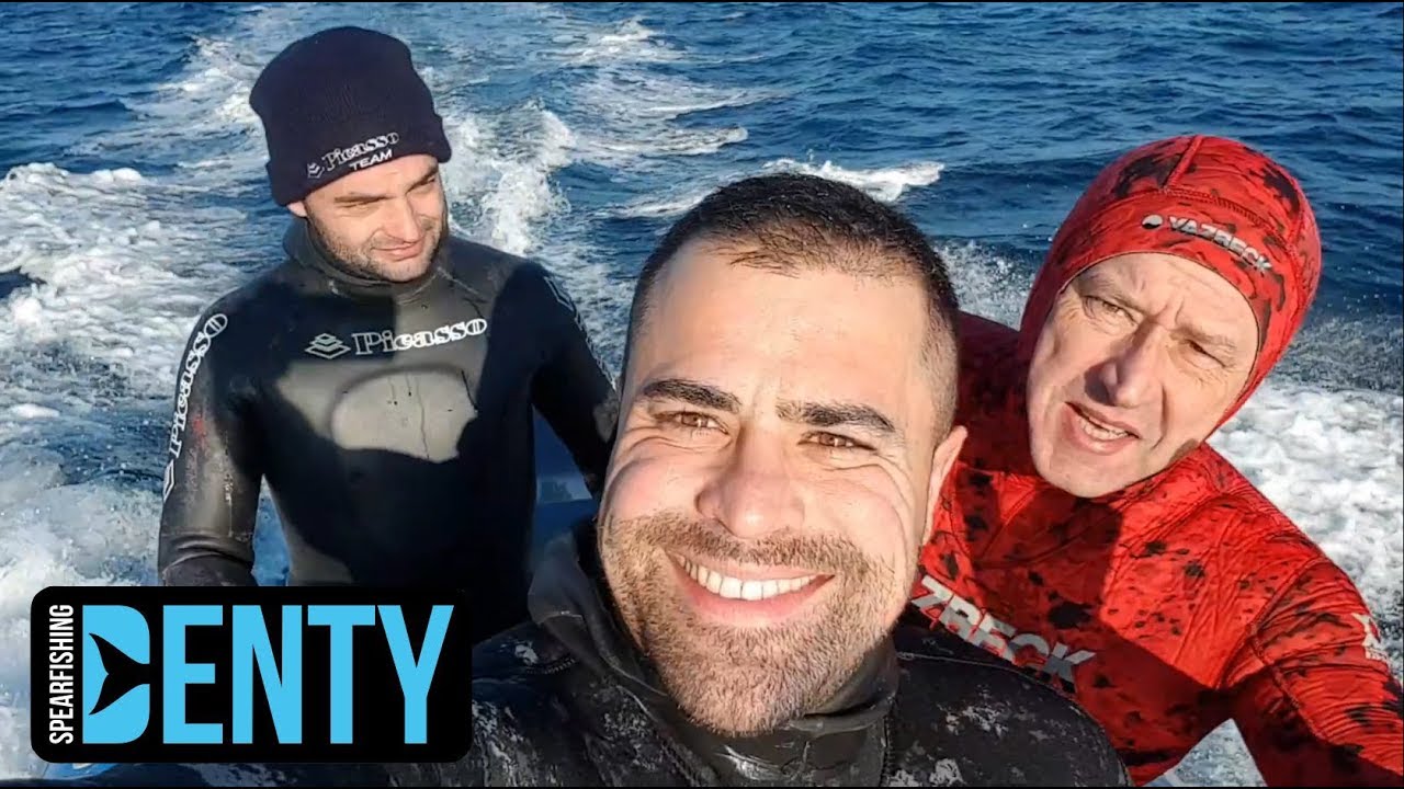 Chasse sous-marine &agrave; Marseille avec Cedric Mehu et Romain Moretti.