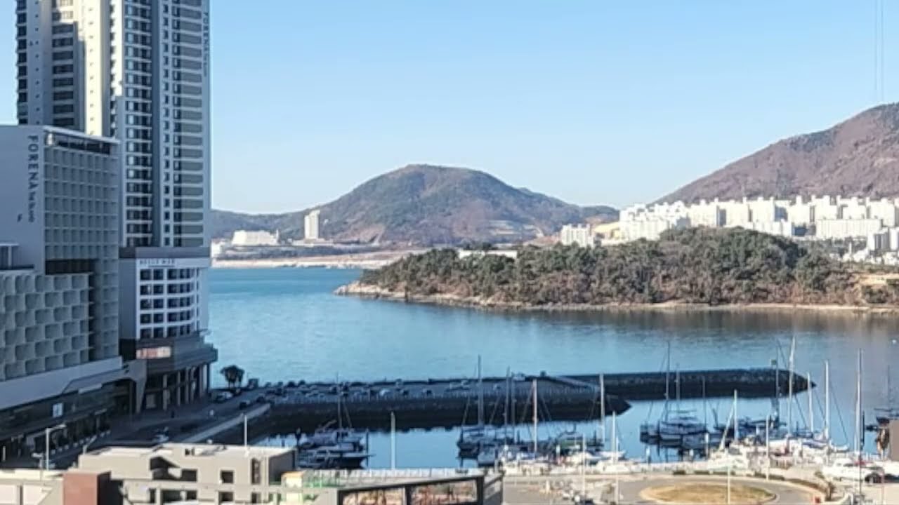 4K❤️ 카페에서 들으면 집중하기 좋은 바다뷰 실시간 라이브 | Yeosu Harborview Live & Lofi | South Korea