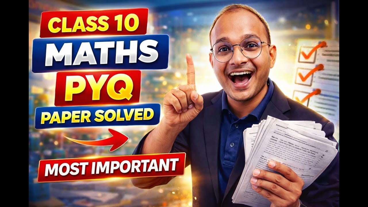 (DHURANDHAR SERIES ) CLASS 10 MATHS LAST FIGHT PYQ 2025 PAPER SOLVED CBSE BOARD 2026