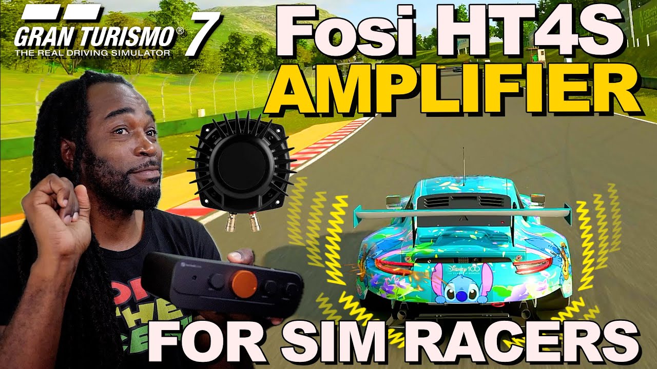 AMPLIFIER FOR SIM RACERS REVIEW | Fosi HT4S | GRAND TURISMO 7