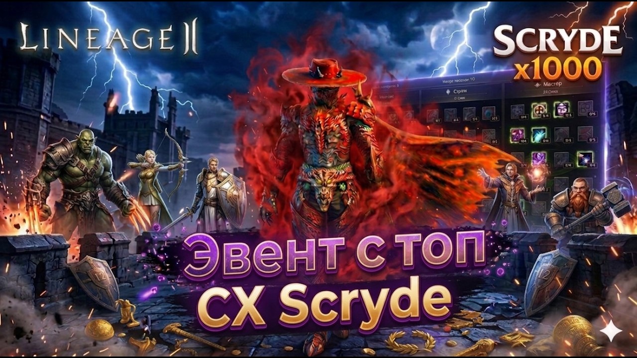 Scryde x1000! лучший сервер! Играем за СХ на твт ! #scryde #scryde_х50 #scrydex1000 #скрайд