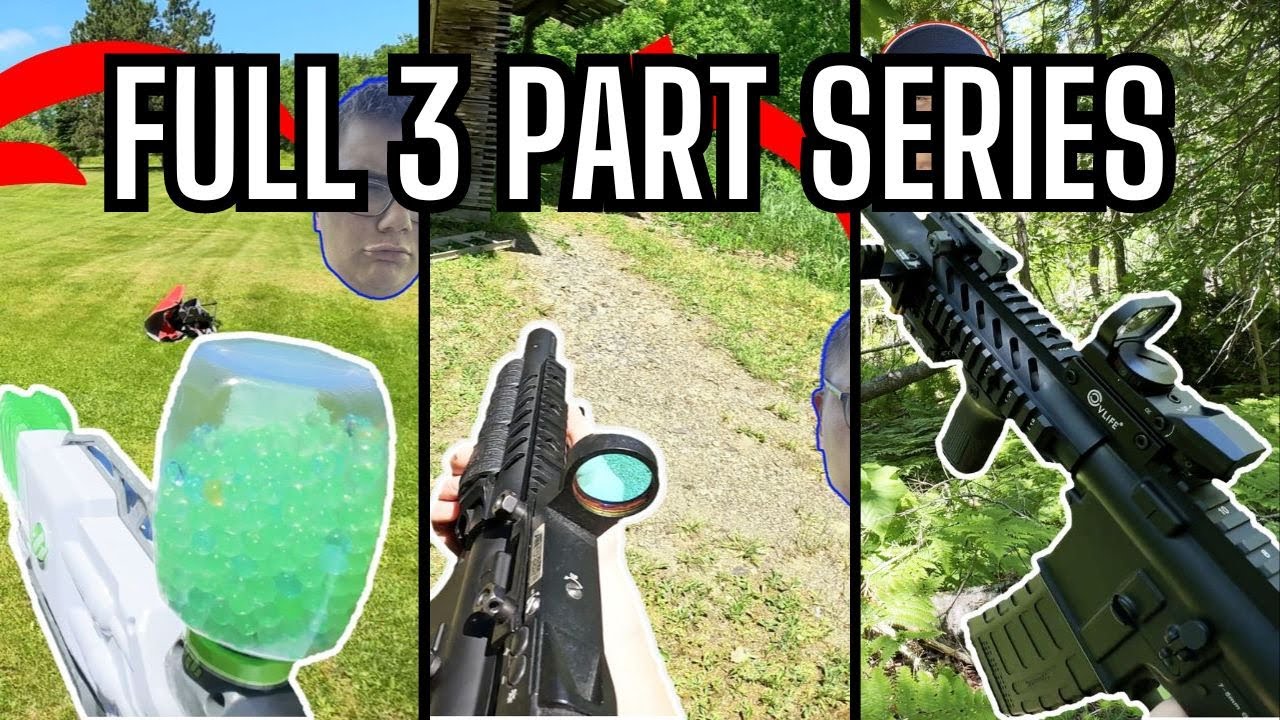 Gel Blaster War 3V3 Deathmatch Full Series | Oakley Entertainment