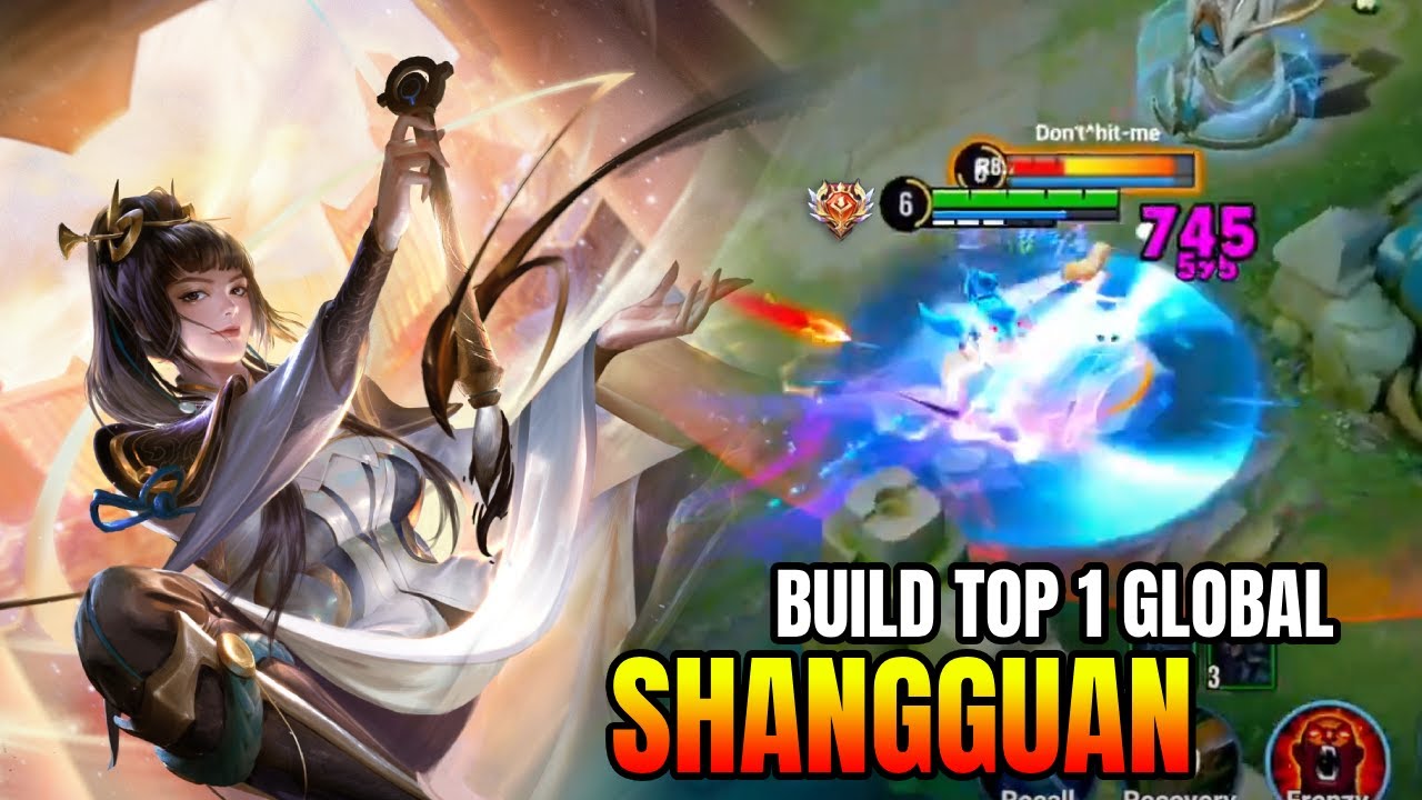 Top 1 Global Shangguan Build! Insane Burst Damage in Honor of Kings
