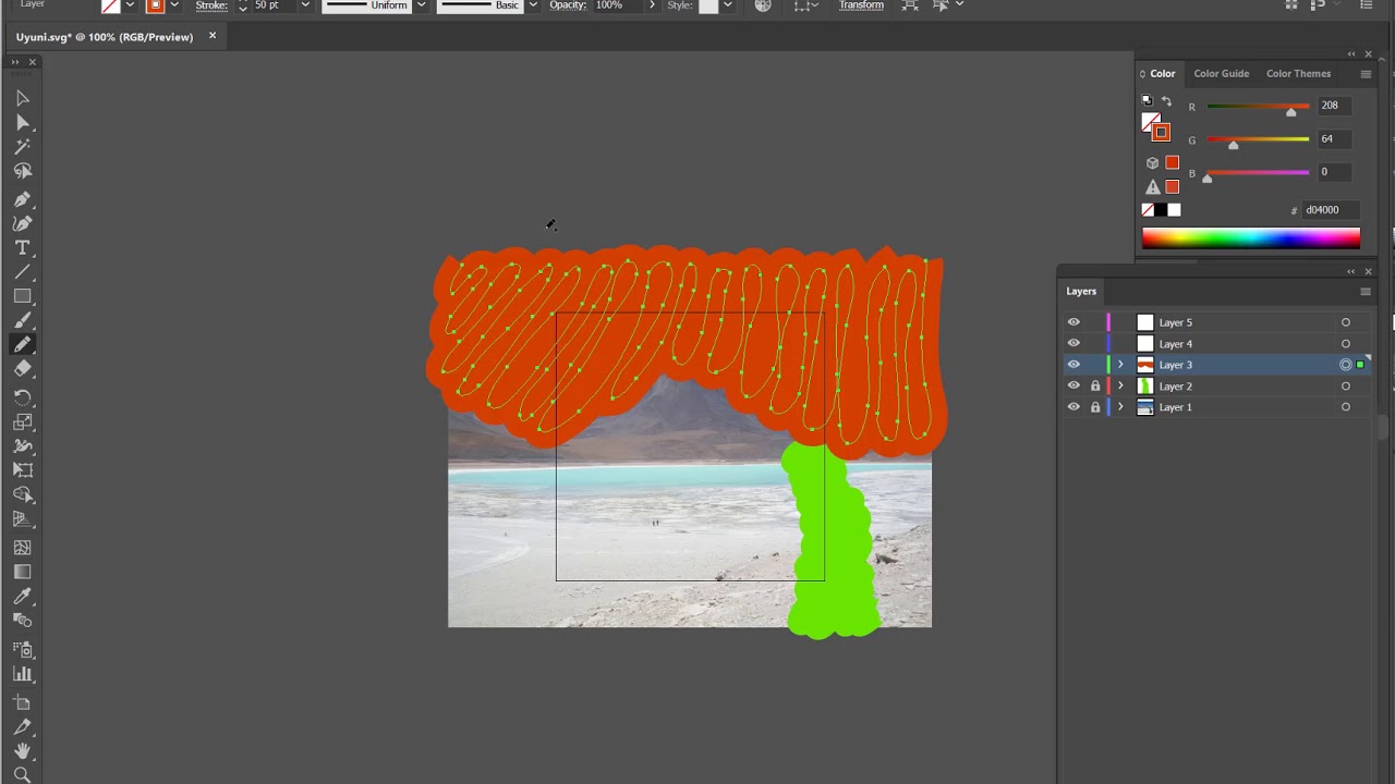 Using Adobe Illustrator to convert images to SVG for VideoScribe