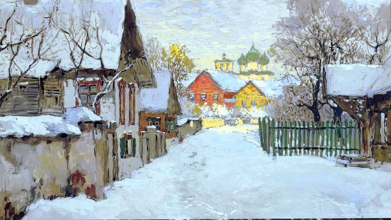 Зима в картинах русских художников