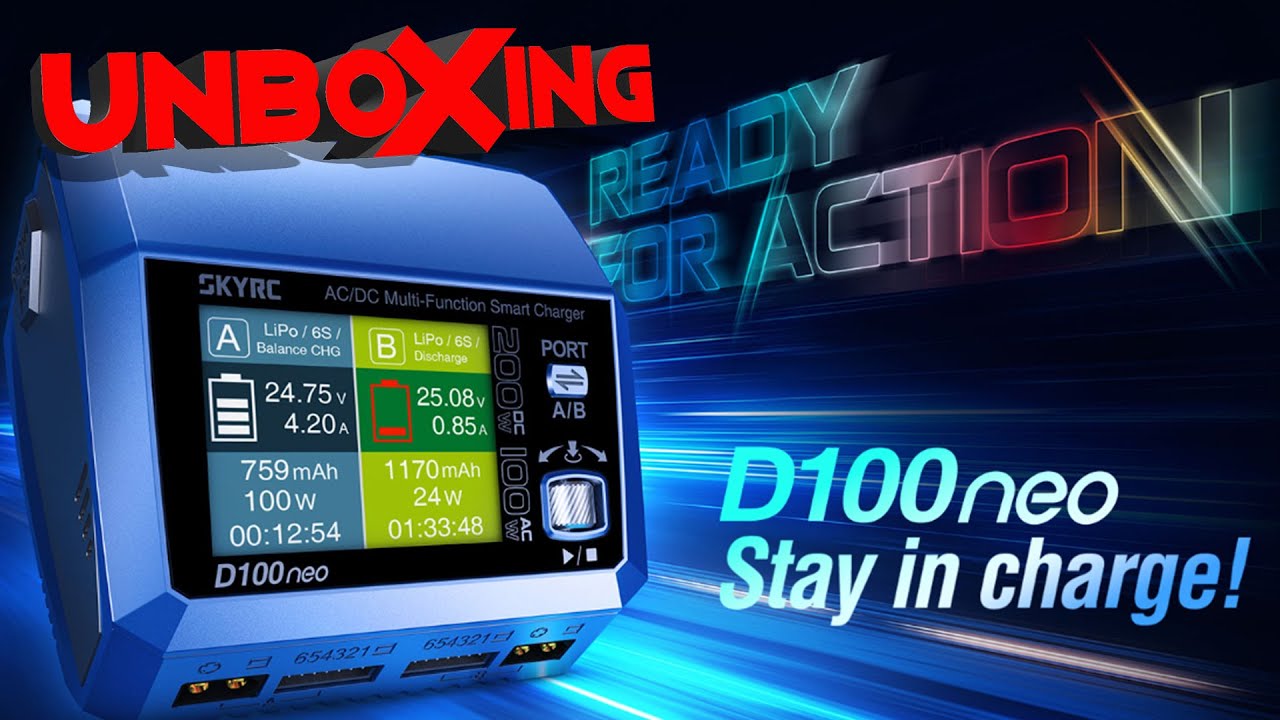 UNBOXING | CHARGER LIPO INI SANGAT MEMUDAHKAN PENGGUNANYA | SKYRC D100 NEO 10A AC/DC MULTI-FUNCTION