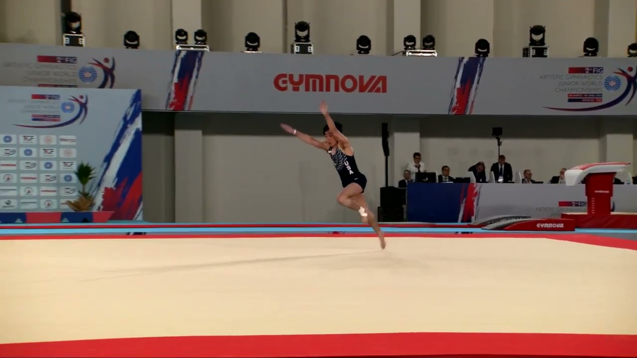 UEMURA Kai (USA) - 2023 Artistic Junior Worlds - Qualifications Floor Exercise