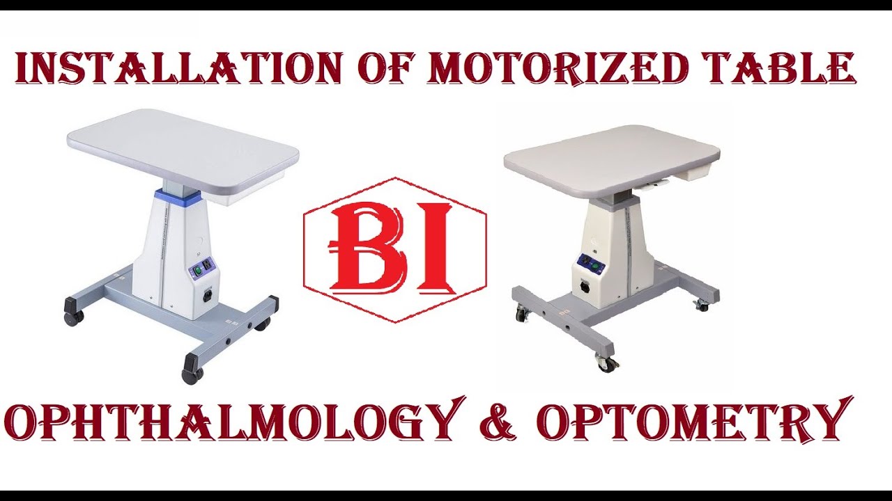 Installation of Motorized Table For Slit Lamp Ophthalmology and Optometry