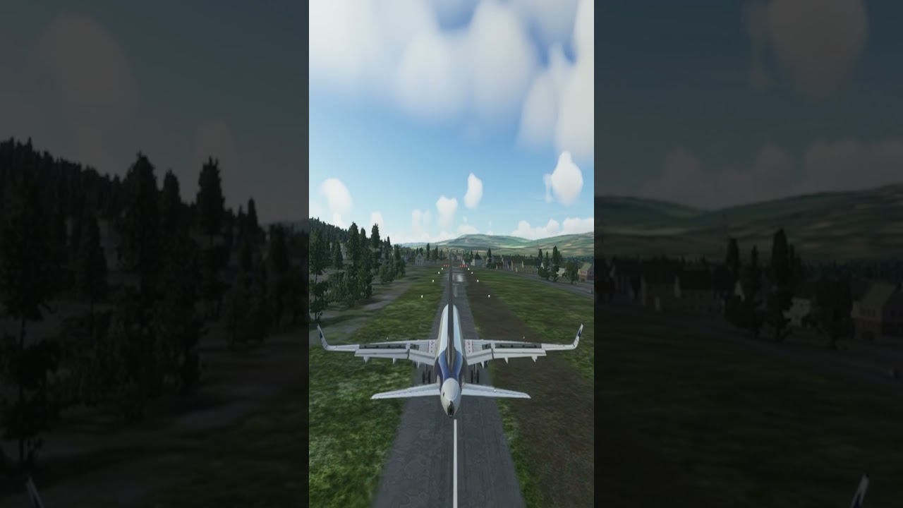 A320 Hard landing at Stafsberg #shorts
