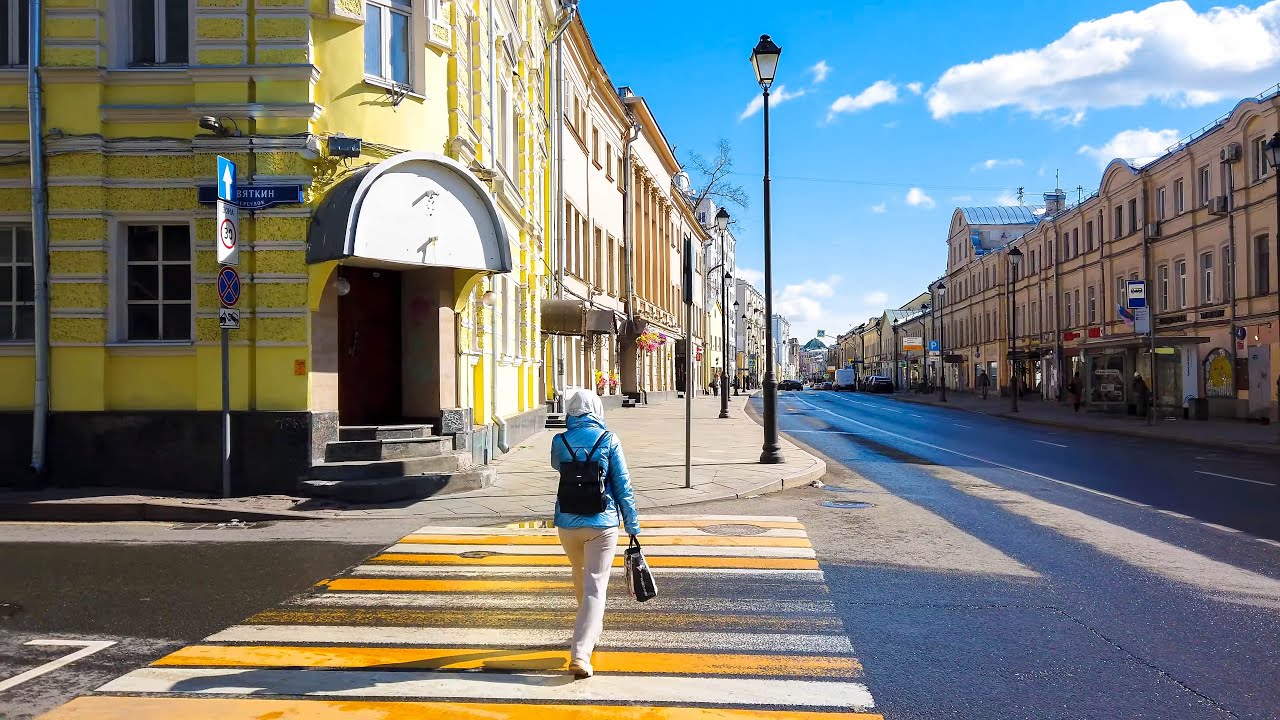 ⁴ᴷ⁶⁰ Прогулка по Москве: ул. Маросейка - ул. Покровка - Подсосенский Переулок