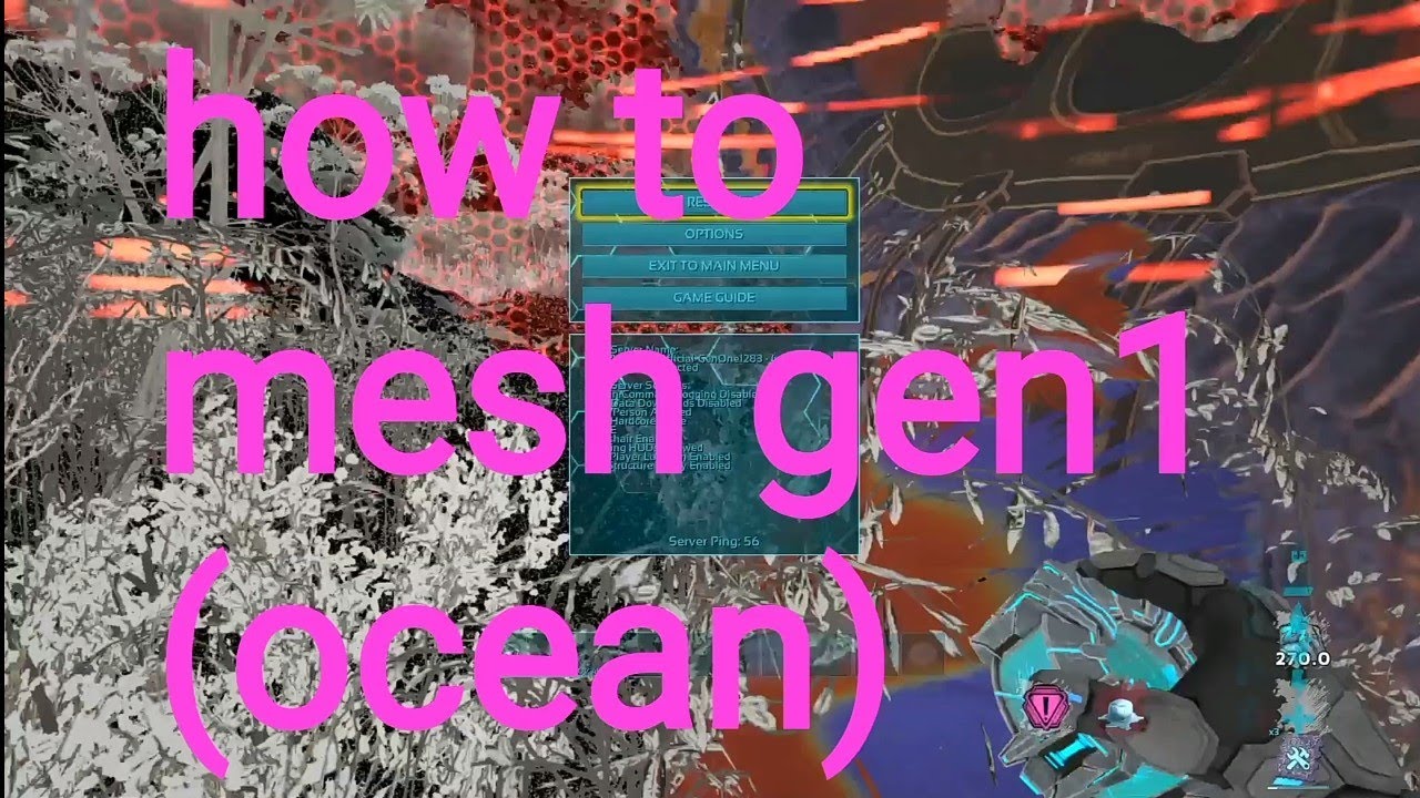 how to mesh gen 1 official ark