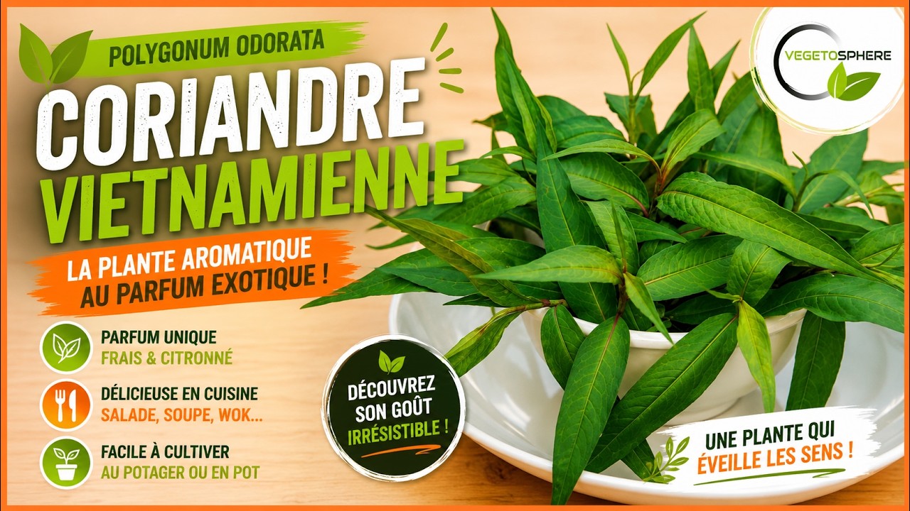La Coriandre Vietnamienne, l'aromatique exotique #aromaticplants #coriandre #vegetosphere